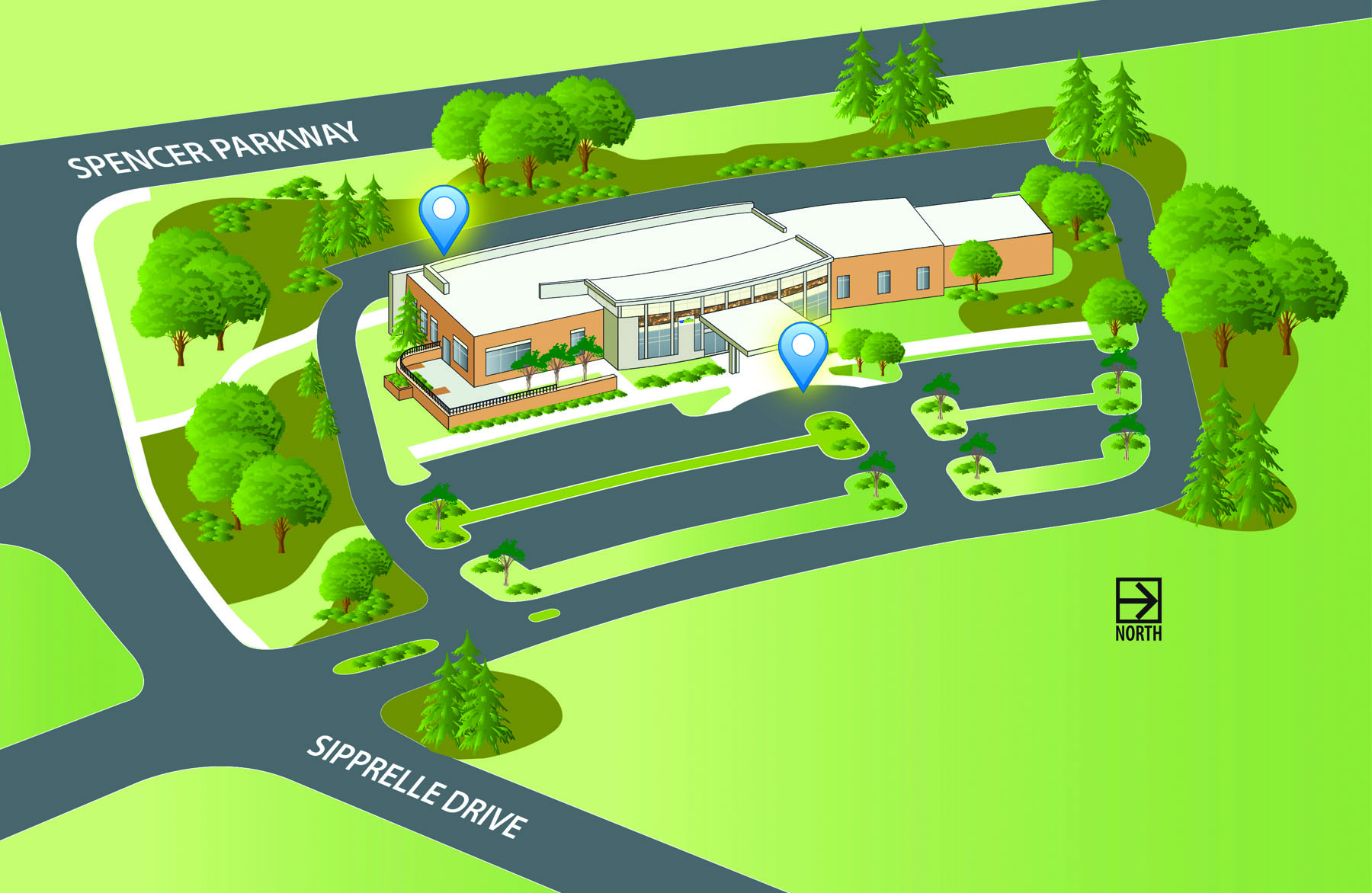 Grand River Health Clinic West Map