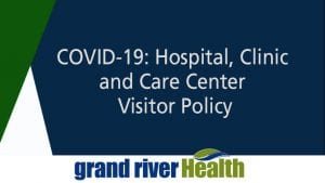 Read more about the article COVID-19: Hospital, Clinic and Care Center Visitor Policy