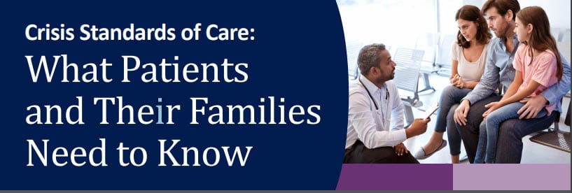Read more about the article Crisis Standards of Care: What Patients and Their Families Need to Know