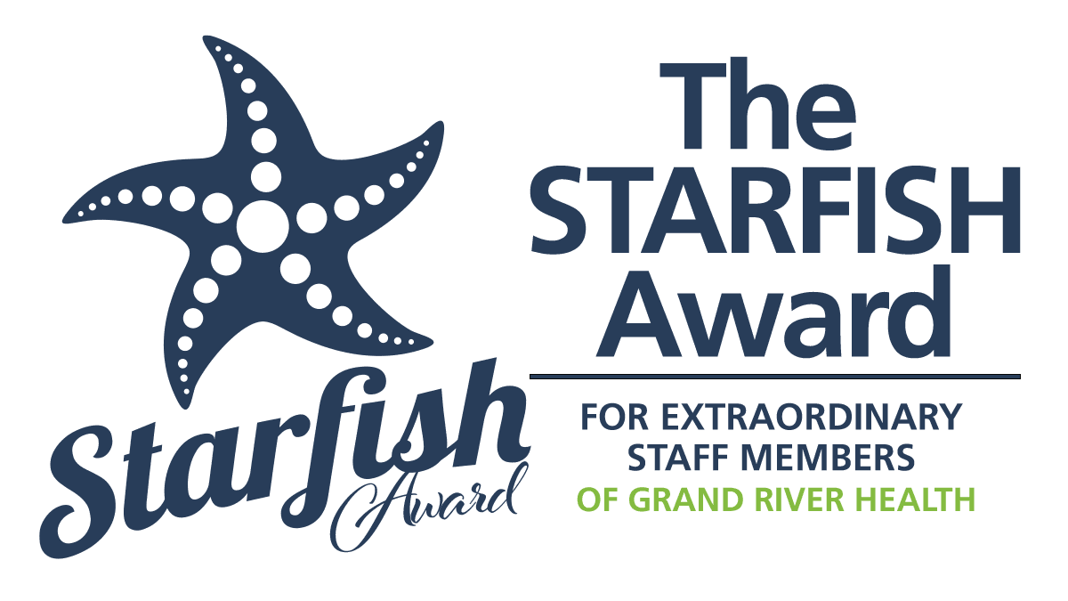 Read more about the article Grand River Health Announces its first Starfish Award Winner