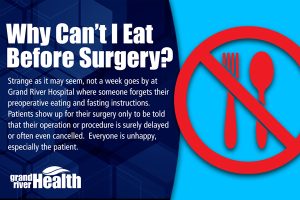 Read more about the article Why Can’t I Eat Before Surgery?