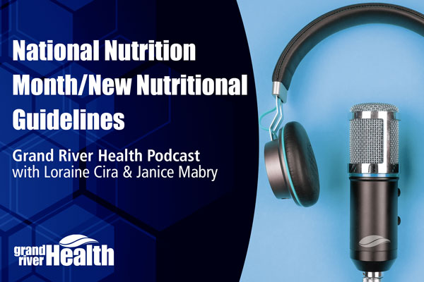 Read more about the article National Nutrition Month / New Nutritional Guidelines